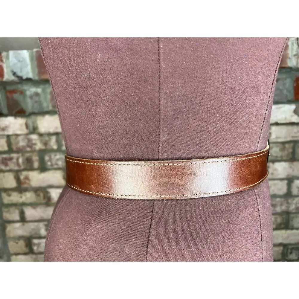 Columbia leather belt brown size 36